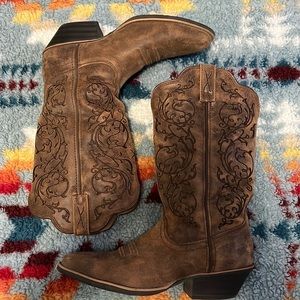 Women’s Twisted X Round Toe Western Boots, Size 8.5 B